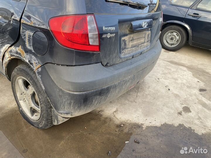 Бампер задний hyundai getz