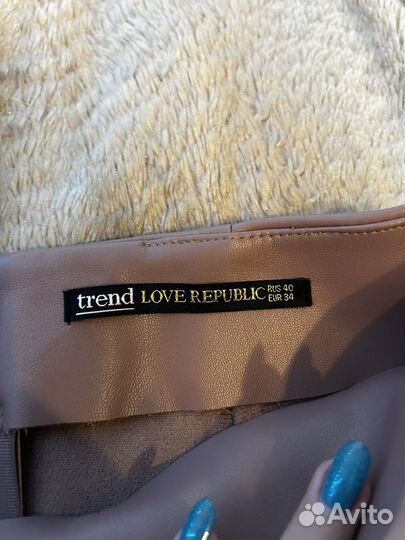 Кожаная юбка