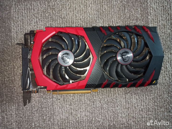 Видеокарта MSI GTX 1080 8GB gaming X 1060 3GB OCV1