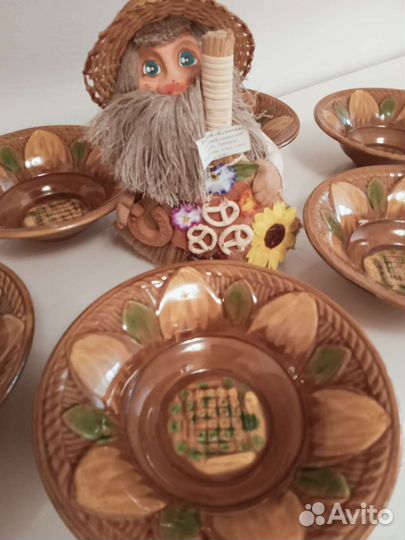 Тарелка керамика набор