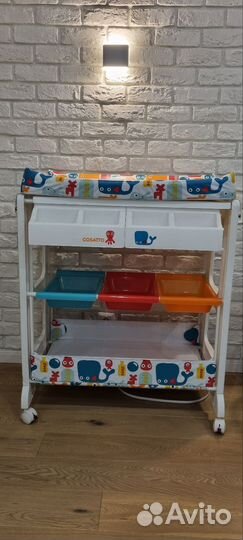 Пеленальный столик с ванночкой cosatto easi peasi