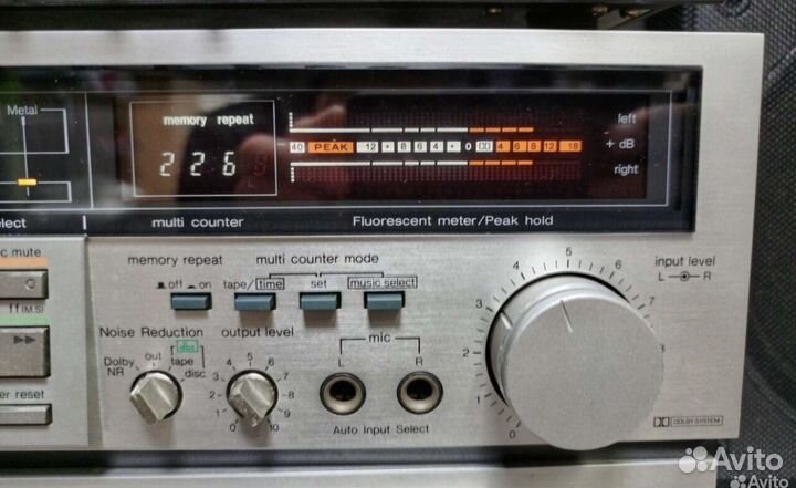 Дека кассетная technics m255x dbx