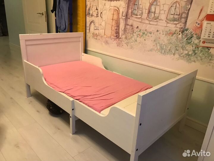Детская кровать IKEA с матрасом