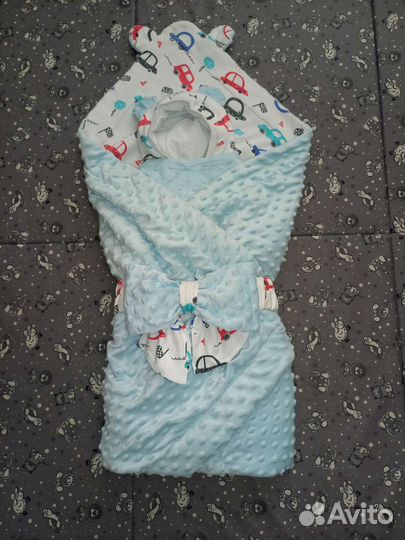 Конверт на выписку для мальчика осень весна