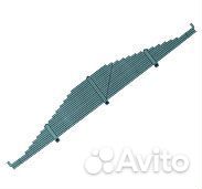 Рессора задняя (16 листов L1464мм) камаз-5322, 53