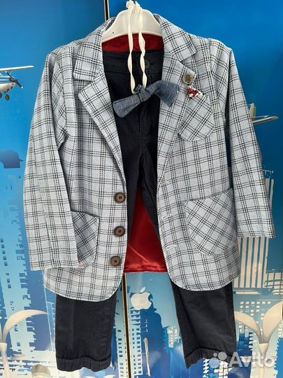 Костюм для мальчика 116 синий