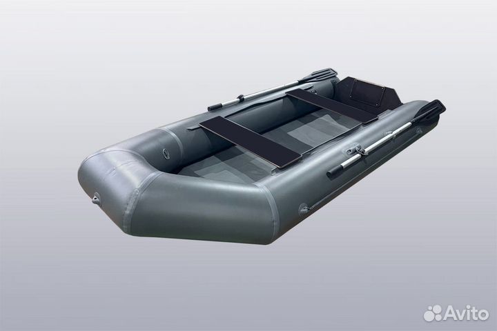 Лодка пвх под мотор Big Boat C280; серая