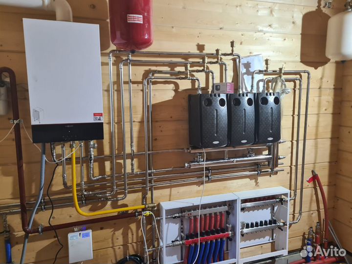 Монтаж систем отопления, водоснабжения,канализации