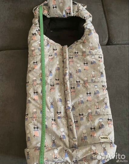 Конверт в коляску с муфтой