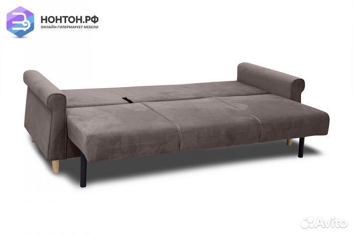 Диван тик-так Иветта коричневый