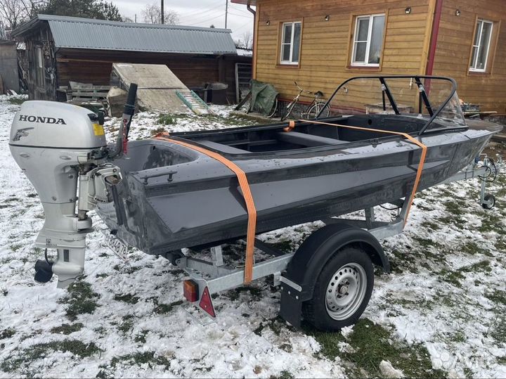 Обь 1, Хонда 20(10), прицеп