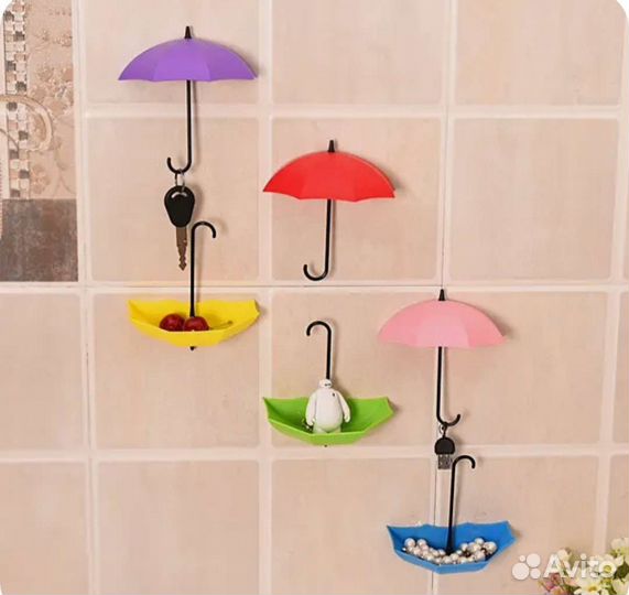 Держатель настенный в виде зонтиков