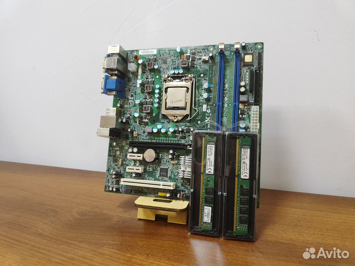 Материнская плата 1155+i5-2500+DDR3-8Gb