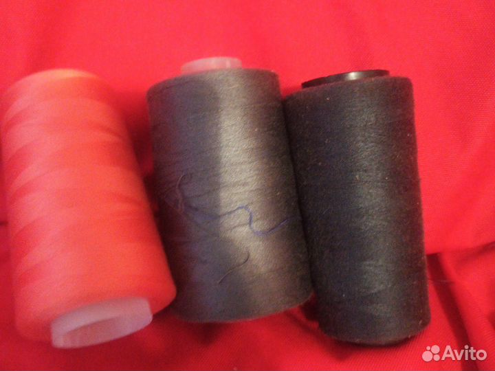 Нитки швейные остатки