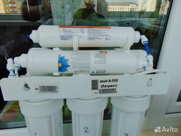 Фильтр воды с обратным осмосом atoll 550 Патриот