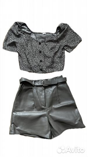 Кожаные шорты
