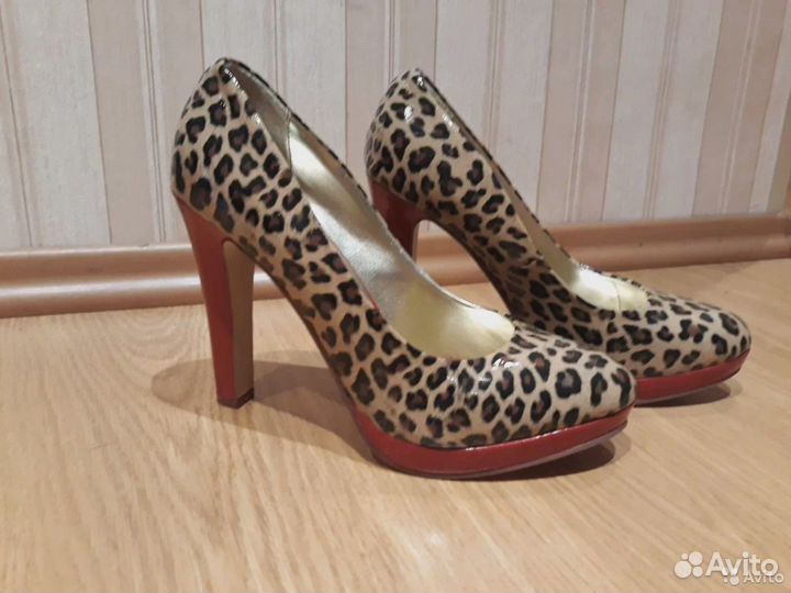 Туфли леопардовые р.39