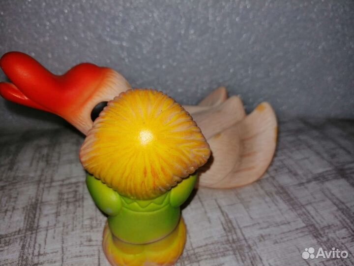 Резиновые игрушки СССР Иванушка и гусь