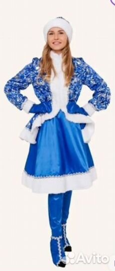 Костюм снегурочки взрослый