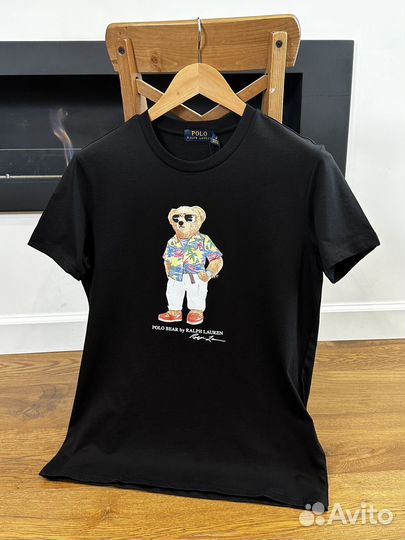 Футболка Polo Ralf Lauren с мишкой