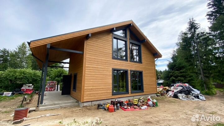 Строительство каркасных домов бань под ключ