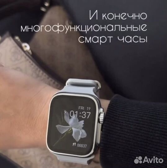 Apple airpods наушники и часы подарочный набор