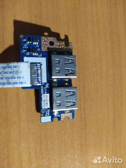 USB плата Acer 5552, 5742, 5551 NEW70 LS-5891P