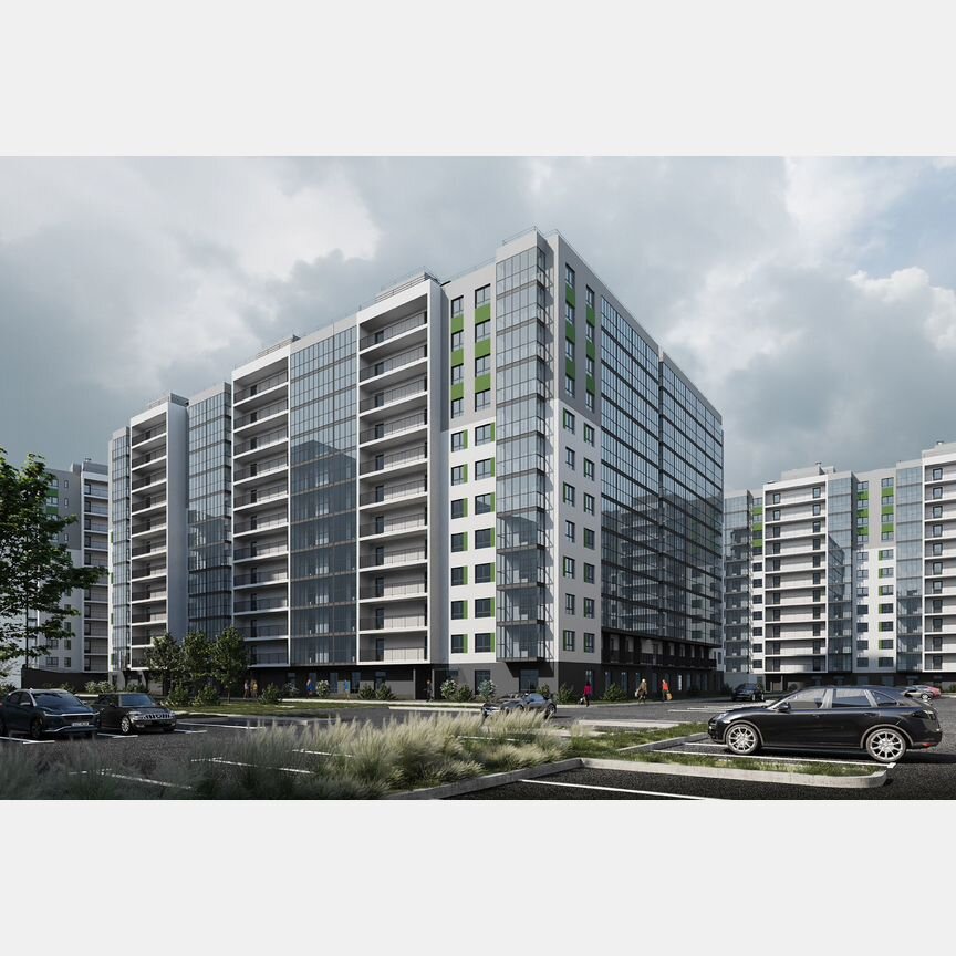 1-к. квартира, 36 м², 11/12 эт.
