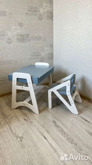 Стол + стул детский растущий