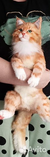 Интерьерная игрушка котик