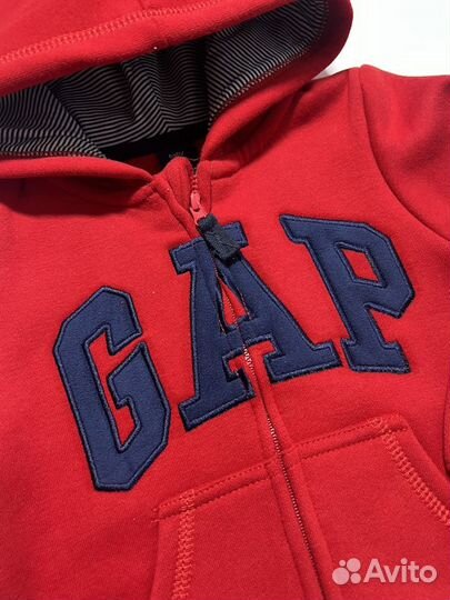 Костюм gap с начесом новый 80, 86, 92 см