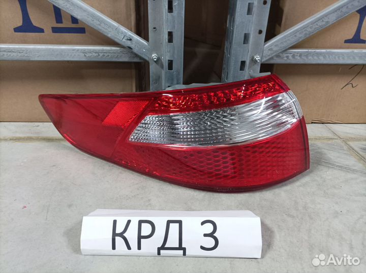 Фонарь левый внешний Kia Rio 3 QB 2011-2017