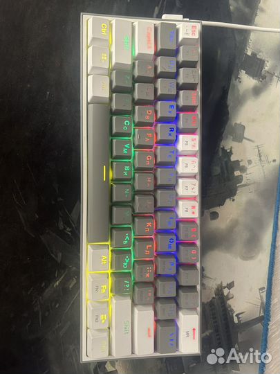 Проводная игровая клавиатура Fizz K617-R, Redragon