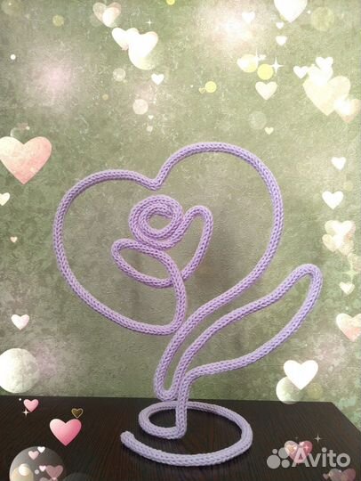 Декор в технике трикотин