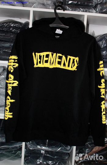 Худи Vetements oversize black (Арт.87191)