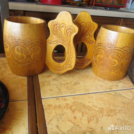 Деревянная пивная,квасная кружка СССР