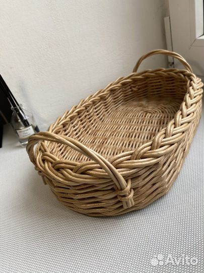 Корзина плетеная с ручками