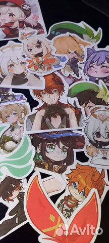 Наклейка геншин