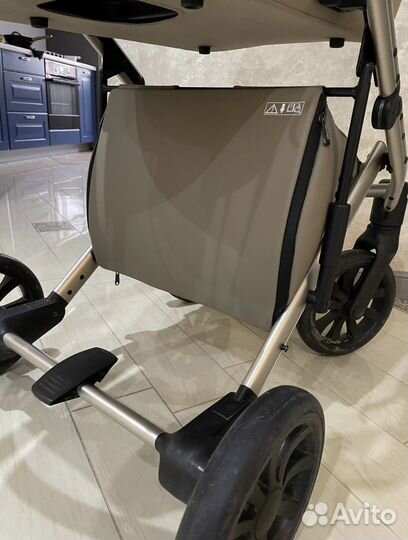 Коляска 2 в 1 anex e-type эко кожа