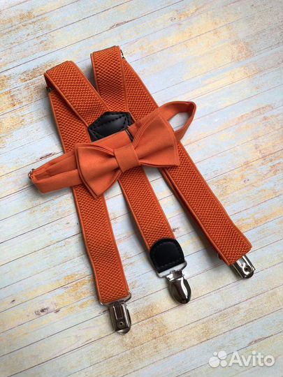 Галстук-бабочка+подтяжки (комплект) для малышей