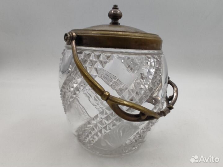 Большая антикварная Бисквитница 1930 г. Франция