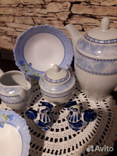 Гжель бренд.ваза винтаж.ссср