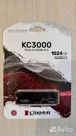 SSD Kingston 1 тб M.2 SKC3000S/1024G