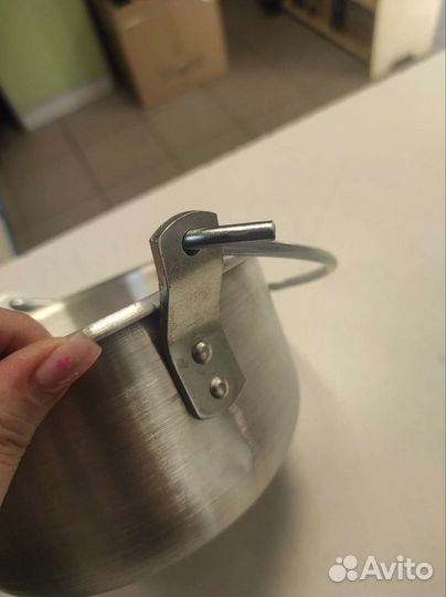 Котелок походный с крышкой