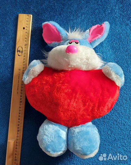 Мягкая игрушка заяц с сердцем
