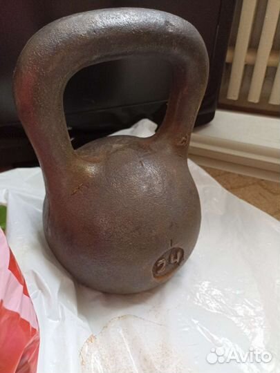 Гиря 24кг обмен на 16кг