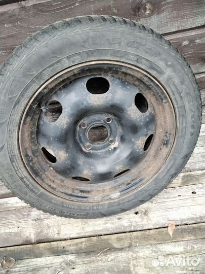 Зимние шины R16на дисках 4 шт. б/у 4108 DIA 65,1