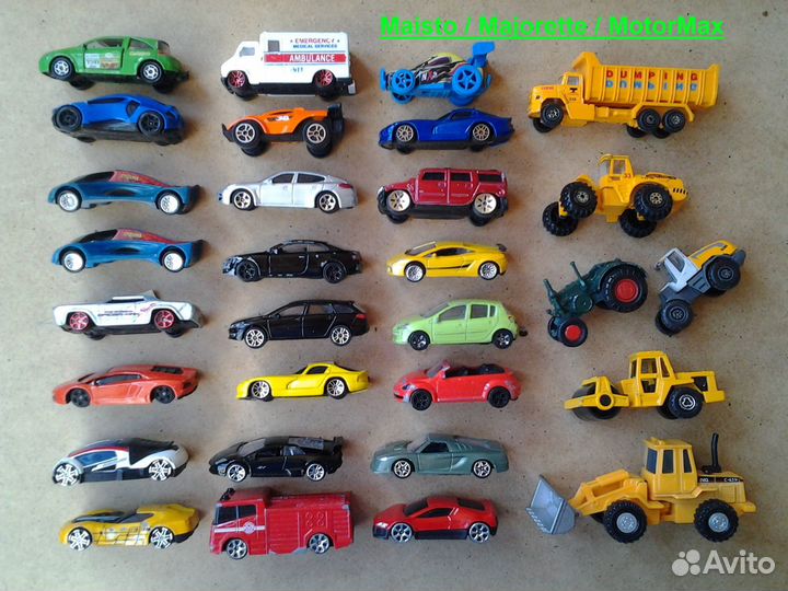 Машинки Majorette, Hot Wheels, Welly