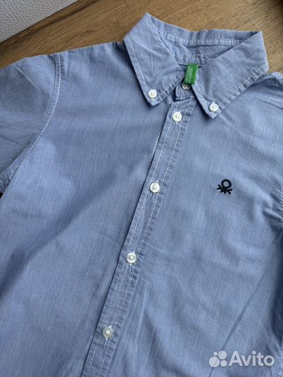 Рубашка детская Benetton оригинал хлопок