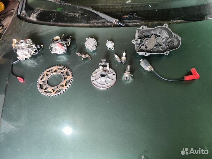 Запчасти на питбайк, скутер, альфа